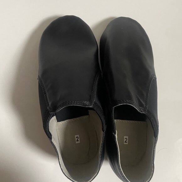 Black Slip-On Jazz Dance Shoes - Picture 11 of 11